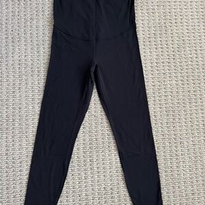 Black maternity leggings